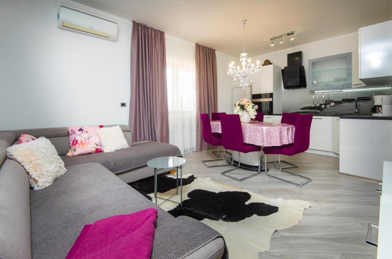 Villa J&J Apartments Residence With Swimming Pool 포드스트라나 외부 사진